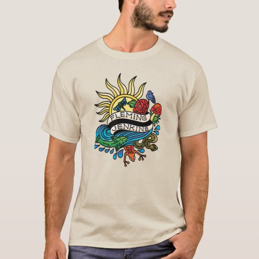 T - Shirt der Männer, Sand (Vorderseite)