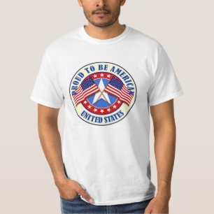 T - Shirt der Männer/stolz, Amerikaner zu sein