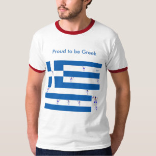 T - Shirt der Männer stolz auf Griechisch
