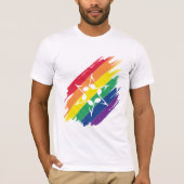 T - Shirt der Männerfarben (Vorderseite)