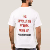 T-Shirt der männlichen APB-Revolution (Rückseite)