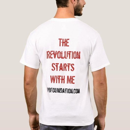 T-Shirt der männlichen APB-Revolution (Rückseite)