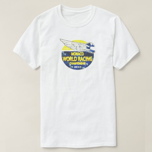 T - Shirt DER MONACO WORLD RACING CHAMPIONSHIP (Design vorne)