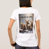 T - Shirt der Mütter zum "Besten Mama-Bär" (Rückseite)