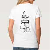 T - Shirt der Mutterkunst Inuit Inukshuk Shirt (Rückseite)