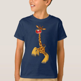 T - Shirt der niedlichen Cartoon-Tanze Giraffe Jun