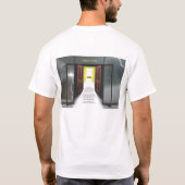 T - Shirt der offenen Tür-(Blitz) (Rückseite)