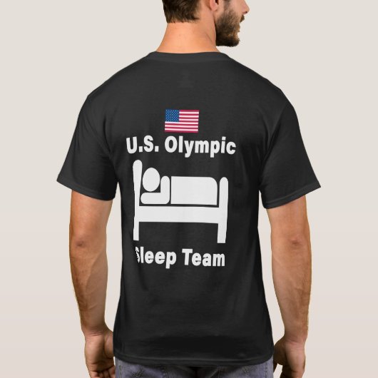 T - Shirt der Olympischen Wintermannschaft der USA (Rückseite)