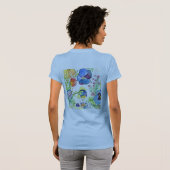 T-Shirt der Orchideen-16 (Schwarz voll)