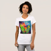 T - Shirt der Paradise Blume (Vorne ganz)
