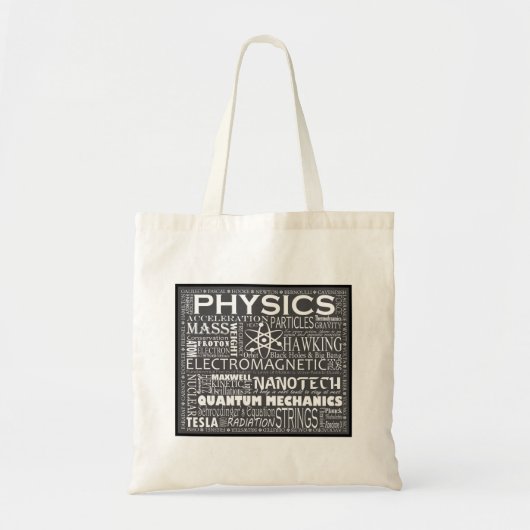 T - Shirt der Physik auf Dunkel Tragetasche (Vorne)