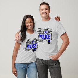 T - Shirt der polizeilichen Beschreibung