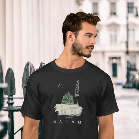 T - Shirt der Propheten: Eleganter Salam und Masji