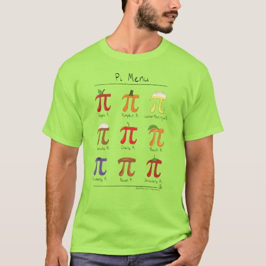 T - Shirt der PU-Menü-der niedliche (Vorderseite)