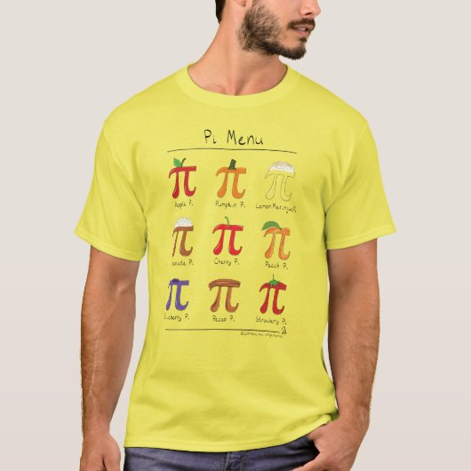 T - Shirt der PU-Menü-der niedliche (Vorderseite)