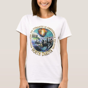 T - Shirt der Rebellion von North Dakota