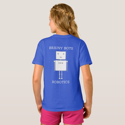 T - Shirt der Robotics Team Turnier Meisterschaft (Schwarz voll)