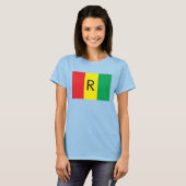 T - Shirt der ruandischen Flagge (1962) (Vorne ganz)