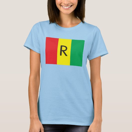 T - Shirt der ruandischen Flagge (1962) (Vorderseite)