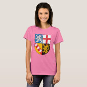 T - Shirt der Saarland-Wappen (Vorne ganz)
