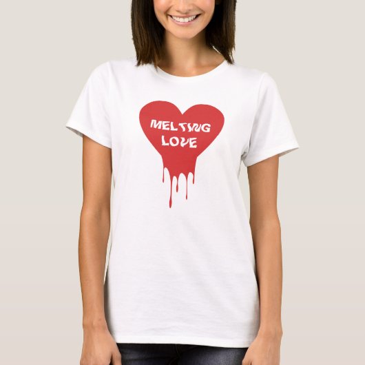 T - Shirt der schmelzenden Liebe (Vorderseite)
