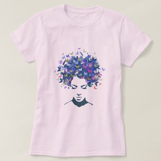 T - Shirt der Schmetterlinge (Design vorne)