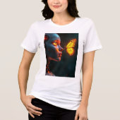 T - Shirt der Schmetterlingsfrauen (Vorderseite)