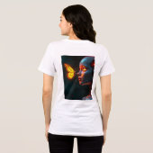 T - Shirt der Schmetterlingsfrauen (Rückseite voll)