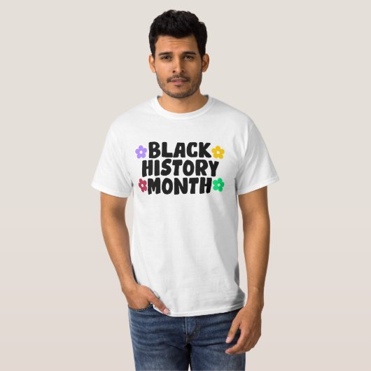 T - Shirt der Schwarzen Geschichte (Vorne ganz)