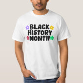 T - Shirt der Schwarzen Geschichte (Vorderseite)