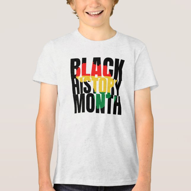 T - Shirt der Schwarzen Geschichte (Vorderseite)