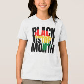 T - Shirt der Schwarzen Geschichte (Vorderseite)