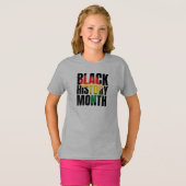 T - Shirt der Schwarzen Geschichte (Vorne ganz)