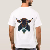 T - Shirt der Schwimmkuh Face Art (Rückseite)