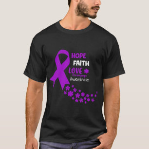T-Shirt der Sensibilisierung Hoffnung Glaube Liebe