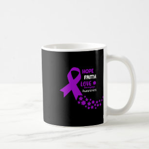 T-Shirt der Sensibilisierung Hoffnung Glaube Liebe Kaffeetasse