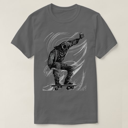 T - Shirt der Skateboard-Grafikkarte (Design vorne)