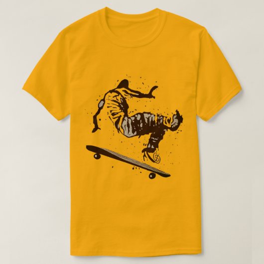 T - Shirt der Skateboard-Grafikkarte (Design vorne)