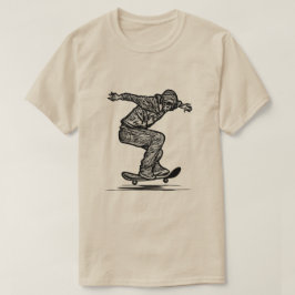 T - Shirt der Skateboard-Grafikkarte