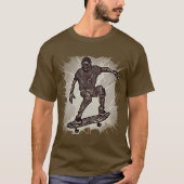 T - Shirt der Skateboard-Grafikkarte (Vorderseite)