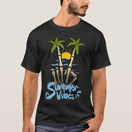 T - Shirt der Sommervibes (Vorderseite)