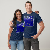 T - Shirt der Staatsflagge Alaska (Unisex)