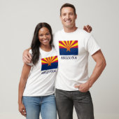 T - Shirt der Staatsflagge in Arizona (Unisex)