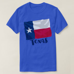 T - Shirt der Staatsflagge von Texas