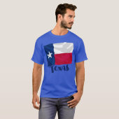 T - Shirt der Staatsflagge von Texas (Vorne ganz)