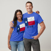 T - Shirt der Staatsflagge von Texas (Unisex)