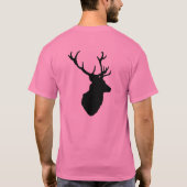 T - Shirt der "Sternennacht". Kopf auf Rückseite (Rückseite)