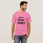 T - Shirt der "Sternennacht". Kopf auf Rückseite (Vorne ganz)