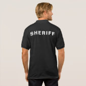 T - Shirt der Strafverfolgung (Schwarz voll)