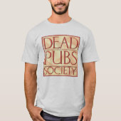 T - Shirt der Toten Pubs Society (Vorderseite)